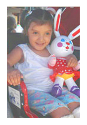 girl with bunny