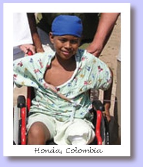 boy in wheelchair, Santa Cruz, Bolivia